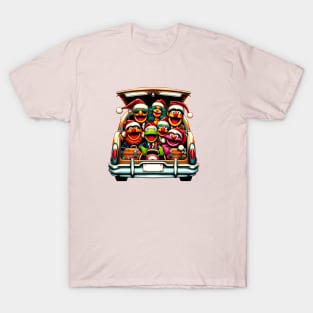 Retro Muppet Christmas Vacation Tee: Hilarious Vintage Holiday Shirt T-Shirt